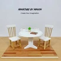 Café table and chairs